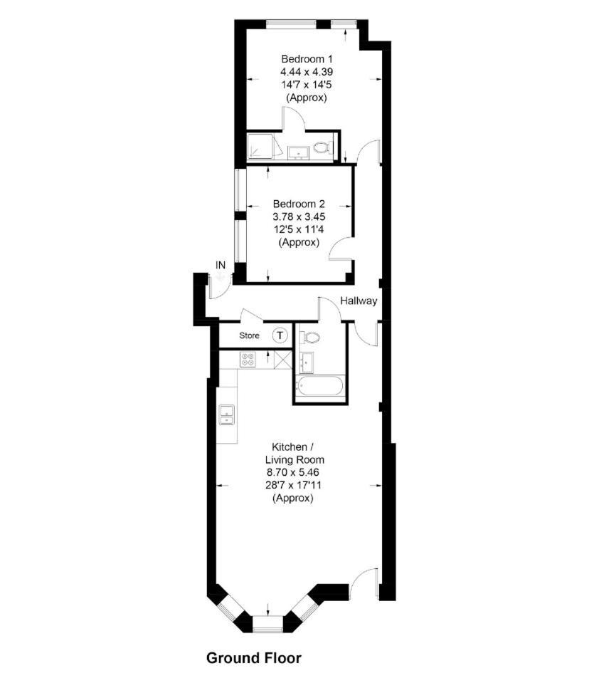 Stunning 2 Bed Apartment Sea Views And Parking Worthing Exterior photo